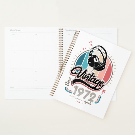 Vintag seit 1972 Kopfhörer Planer (Anzeige)