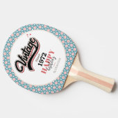 Vintag seit - 1972 tischtennis schläger (Seitenansicht)