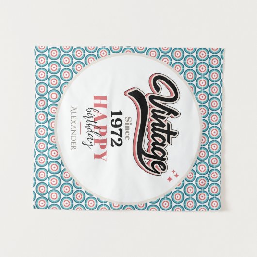 Vintag seit - 1972 wandteppich (Vorderseite (Horizontal))