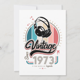 Vintag seit 1973 einladung