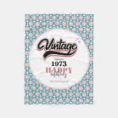 Vintag seit - 1973 fleecedecke (Vorderseite)