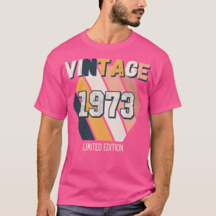 Vintag seit 1973 Geburtstag Bday Retro T-Shirt