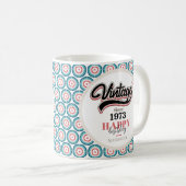 Vintag seit - 1973 kaffeetasse (VorderseiteRechts)
