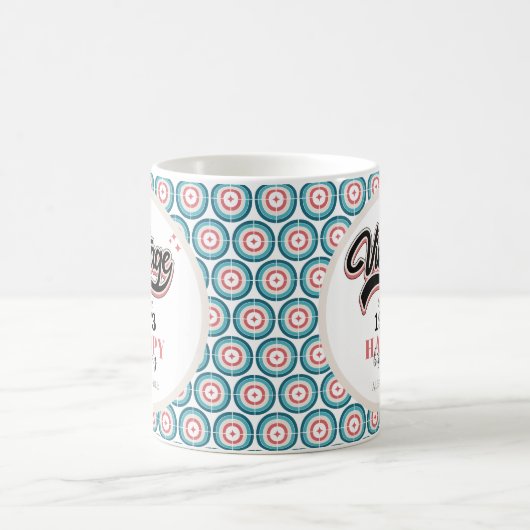 Vintag seit - 1973 kaffeetasse (Mittel)