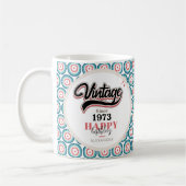 Vintag seit - 1973 kaffeetasse (Links)