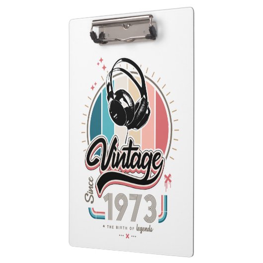 Vintag seit 1973 klemmbrett (Links)