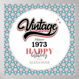 Vintag seit - 1973 poster