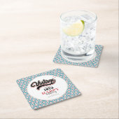 Vintag seit - 1973 rechteckiger pappuntersetzer (Vor Ort)