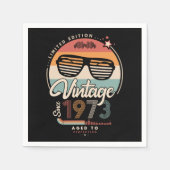 Vintag seit 1973 serviette (Vorderseite)