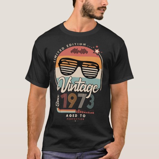 Vintag seit 1973 T-Shirt (Vorderseite)