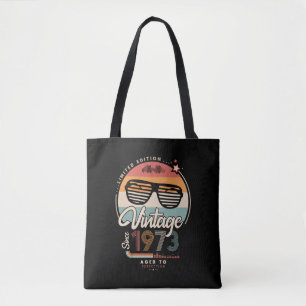 Vintag seit 1973 Totbeutel Tasche