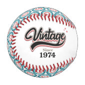 Vintag seit - 1974 baseball (Vorderseite Links)