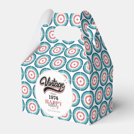 Vintag seit - 1974 geschenkschachtel (Vorderseite)