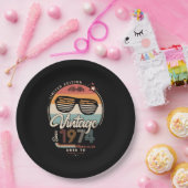 Vintag seit 1974 pappteller (Party)