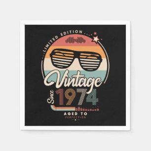 Vintag seit 1974 serviette