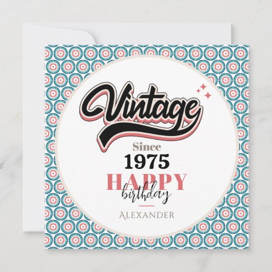 Vintag seit - 1975 (Vorderseite)