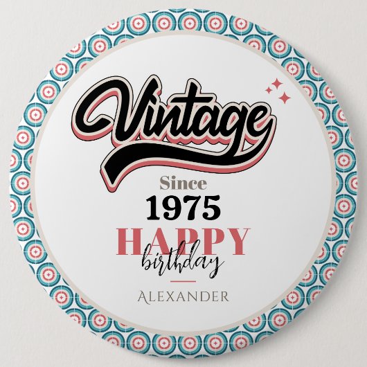 Vintag seit - 1975 button (Vorderseite)