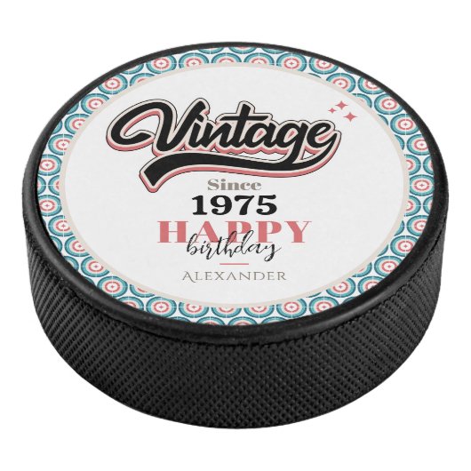 Vintag seit - 1975 eishockey puck (3/4)