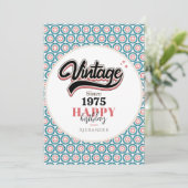 Vintag seit - 1975 feiertagskarte (Stehend Vorderseite)