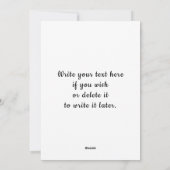 Vintag seit - 1975 feiertagskarte (Rückseite)