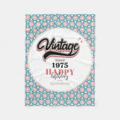 Vintag seit - 1975 fleecedecke (Vorderseite)