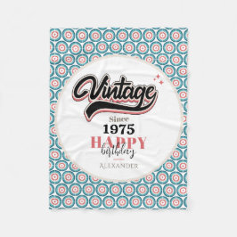 Vintag seit - 1975 fleecedecke