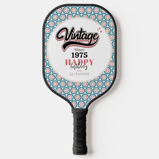 Vintag seit - 1975 pickleball schläger (Vorderseite)