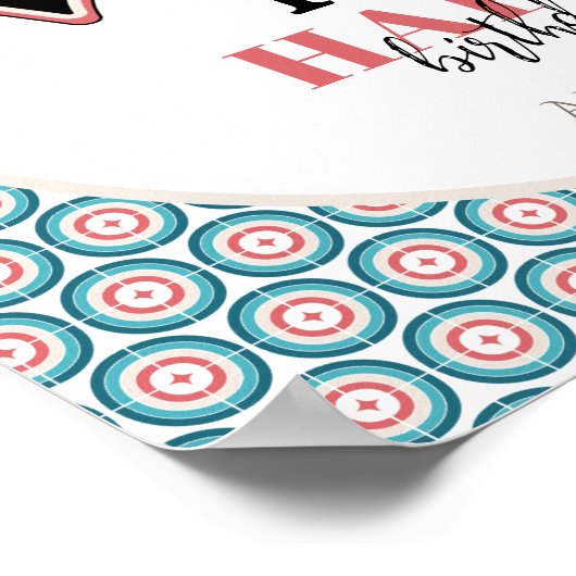 Vintag seit - 1975 poster (Ecke)