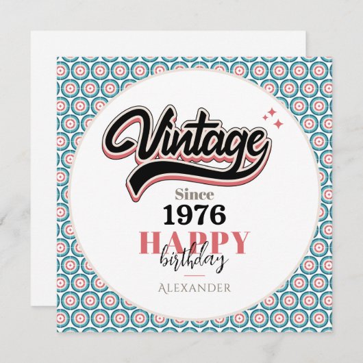 Vintag seit - 1976 (Vorne/Hinten)