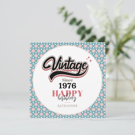 Vintag seit - 1976 (Stehend Vorderseite)