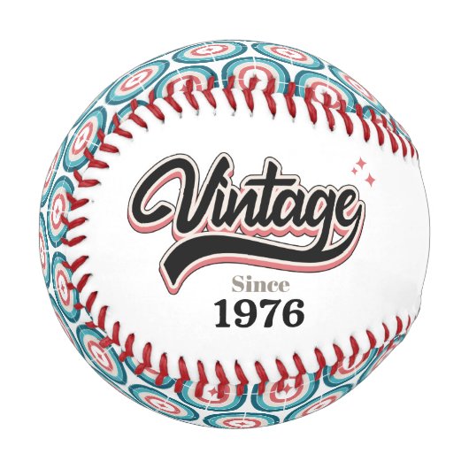Vintag seit - 1976 baseball (Vorderseite Links)