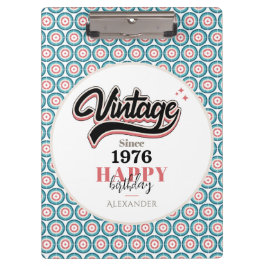 Vintag seit - 1976 klemmbrett