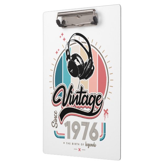 Vintag seit 1976 klemmbrett (Links)