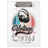 Vintag seit 1976 klemmbrett (Vorderseite)