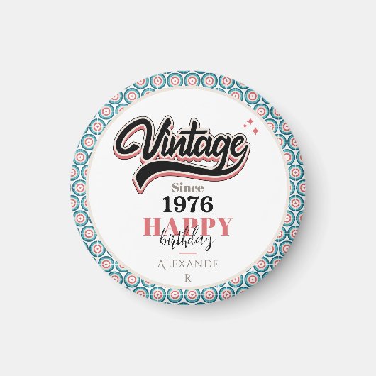 Vintag seit - 1976 magnet (Vorne)