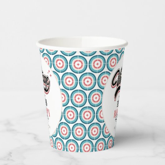 Vintag seit - 1976 pappbecher (Links)