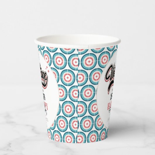 Vintag seit - 1976 pappbecher (Rechts)