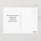 Vintag seit 1976 postkarte (Rückseite)