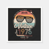 Vintag seit 1976 serviette (Vorderseite)