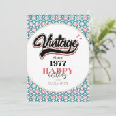 Vintag seit - 1977 feiertagskarte (Stehend Vorderseite)