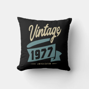 Vintag seit 1977 Geburtstagsgeschenk Kissen