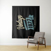 Vintag seit 1977 Geburtstagsgeschenk Wandteppich (Beispiel)