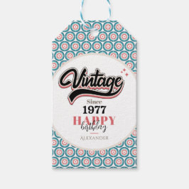 Vintag seit - 1977 geschenkanhänger