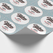 Vintag seit - 1977 geschenkpapier (Ecke)