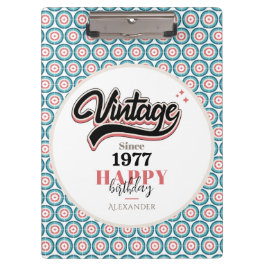 Vintag seit - 1977 klemmbrett