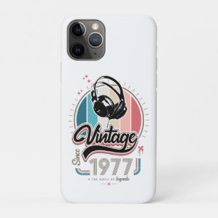 Vintag seit 1977 Kopfhörer Case-Mate iPhone Hülle