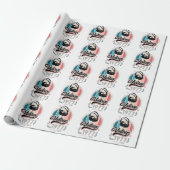 Vintag seit 1977 Kopfhörer Geschenkpapier (Ungerollt)