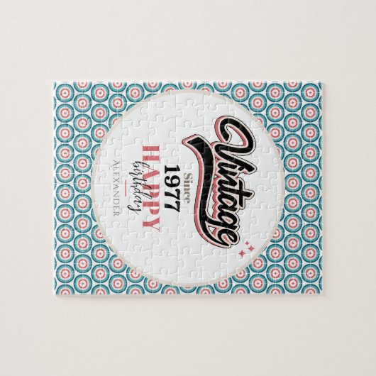 Vintag seit - 1977 puzzle (Horizontal)