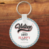 Vintag seit - 1977 schlüsselanhänger (Rückseite)