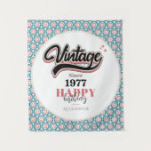 Vintag seit - 1977 wandteppich (Vorderseite)